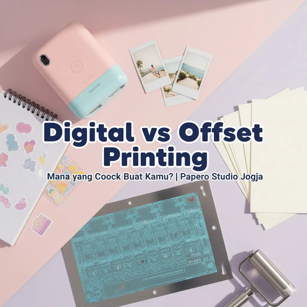 Perbedaan Digital Printing vs Offset Printing - Artikel Digital Printing Jogja | Papero Studio